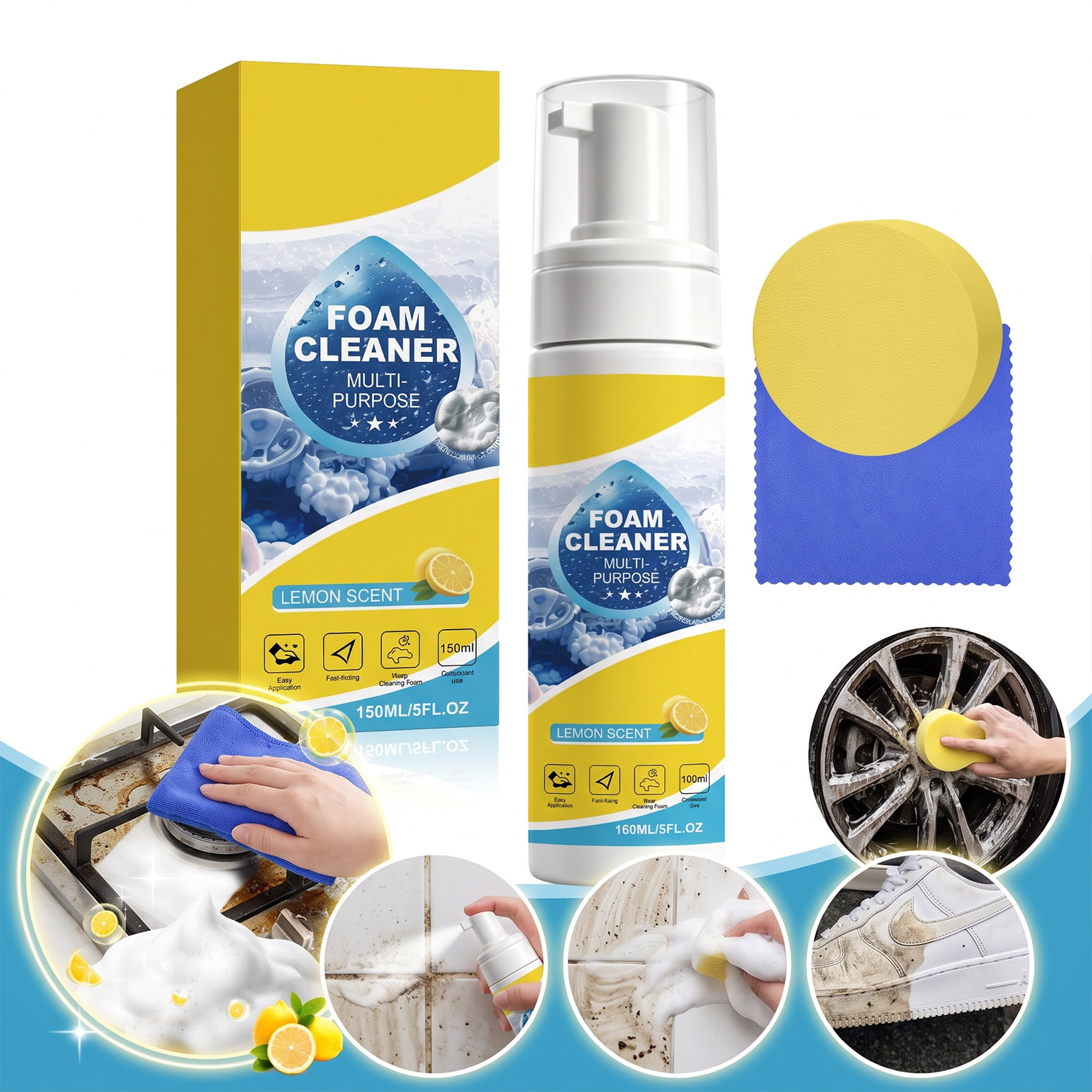 Multi Purpose Foam Cleaning Ki - Interior Detailing Kit review and price