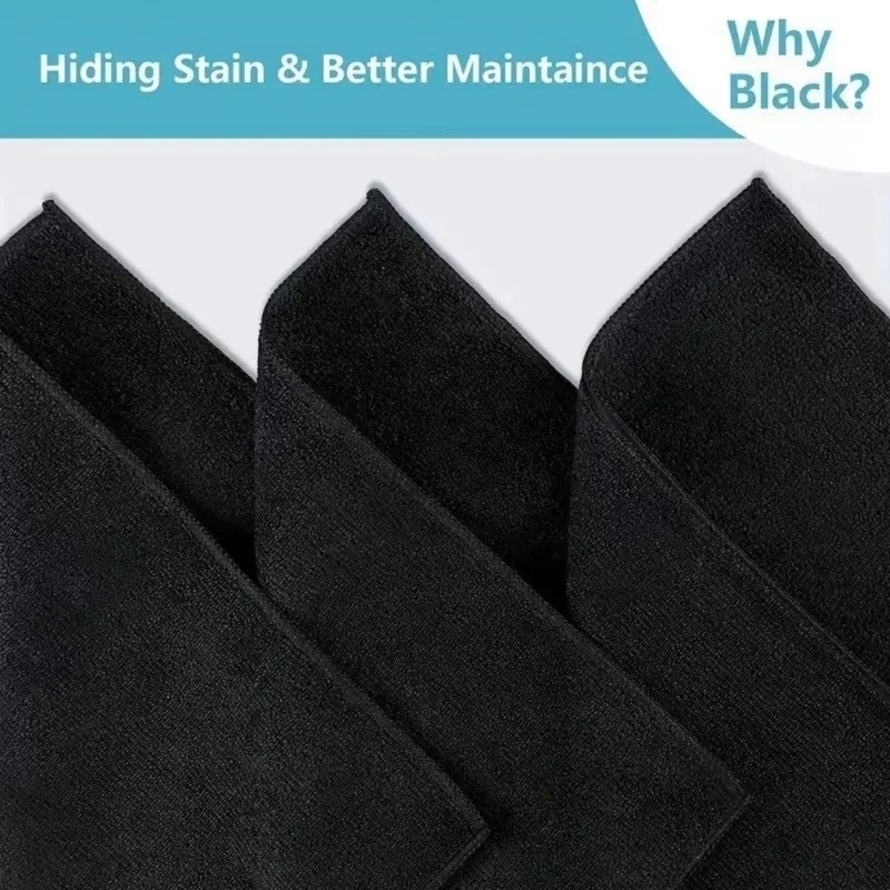 Black Microfiber Cleaning Clot - Microfiber Towel Detailing review and price