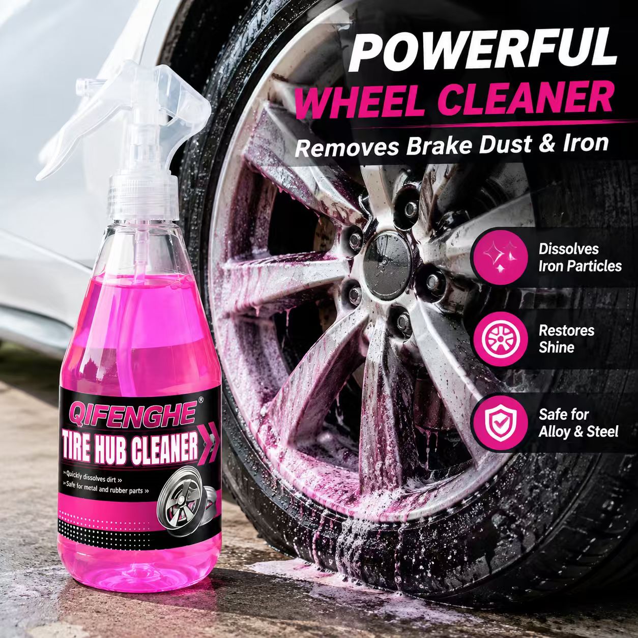 Powerful Wheel Cleaner Spray R - Wheel Cleaner Alloy review and price
