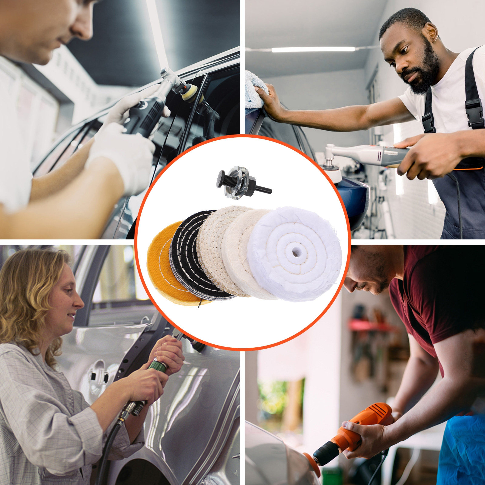 1Set Polishing Wheel Set for D - Polish Pad Set Buffer review and price